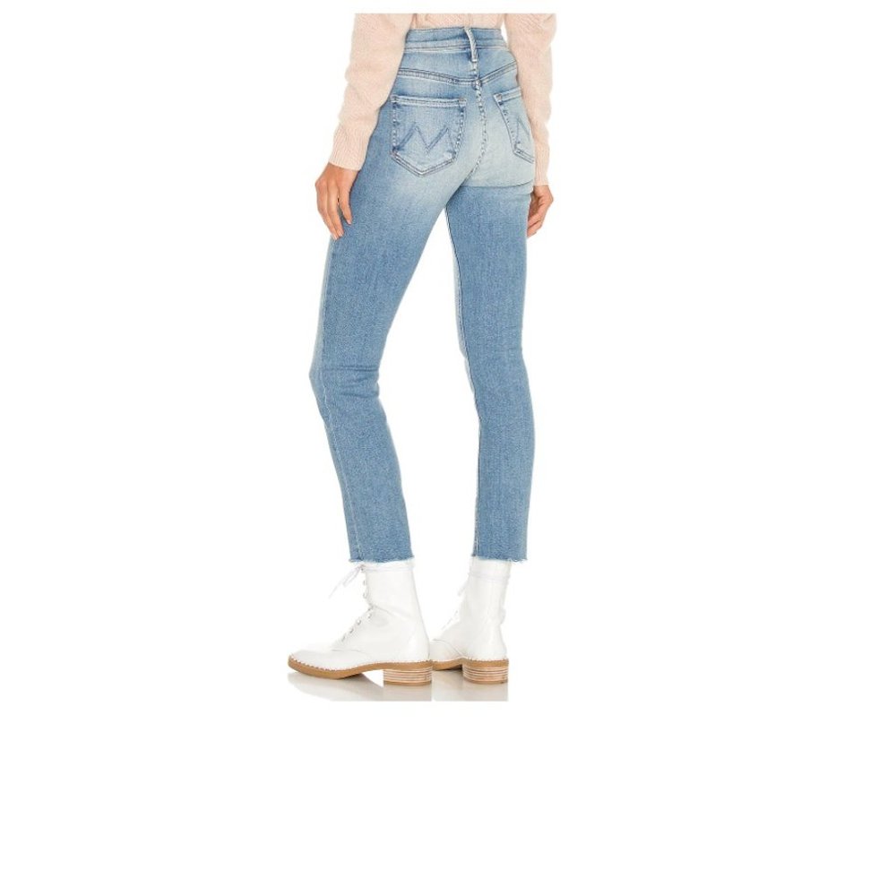 Mother Denim Pixie Dazzler Ankle Fray Au Revoir New w/o Tags - Picture 3 of 4